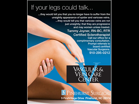 advertisment for pinehurst surgical clinic