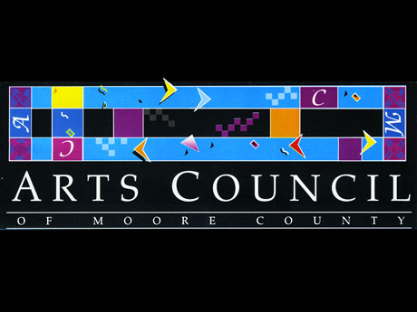 logo for arts council of moore county